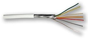 Kabel12x0,22T 12x0,22mm, medené lanko, tienenie AL fóliou,100m