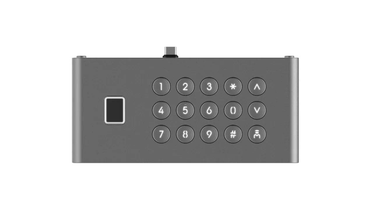 DS-KDM9633-FKP klávesnica a fingerprint module pre KD9633