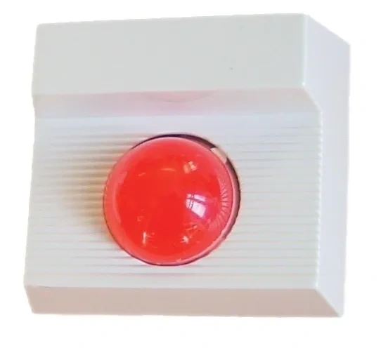 EXLEDBZ LED blikač s bzučiakom, červený