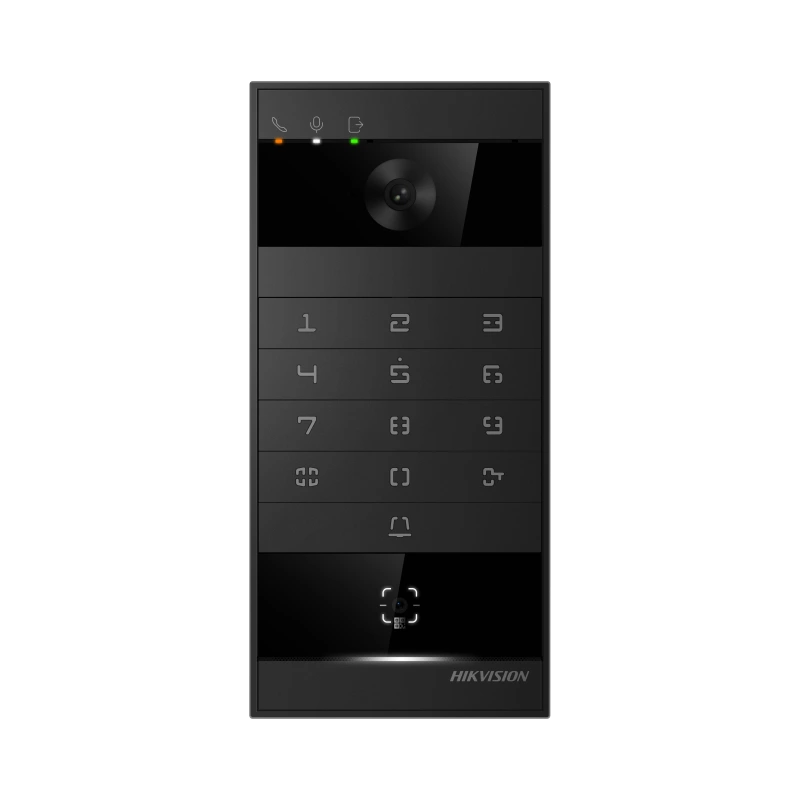DS-KV8114-KWQE1 vstup. 4MPx IP kamera s citackou, WiFi, QR, kláv
