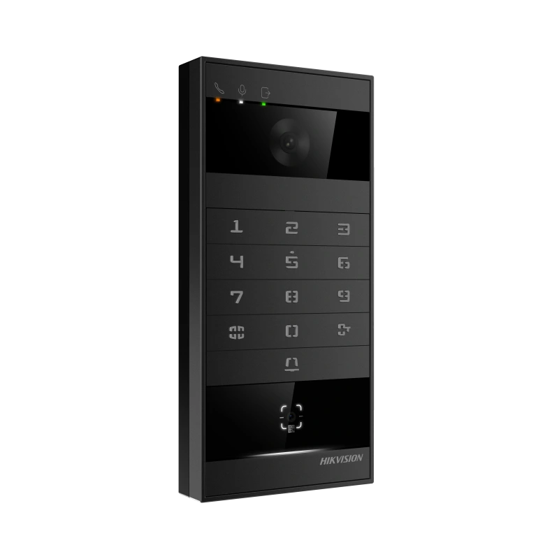 DS-KV8114-KWQE1 vstup. 4MPx IP kamera s citackou, WiFi, QR, kláv 1