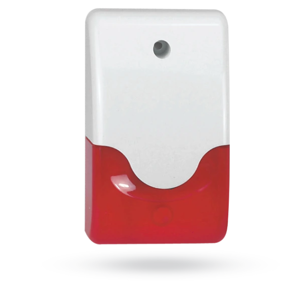 SA-913FM Interiérová piezosiréna s blikačom, biely plast