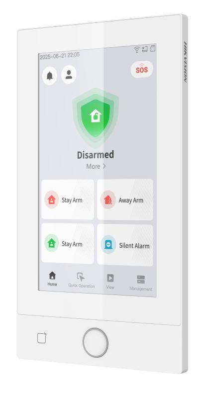 DS-PK670MDW-HWE/White dotyková 7" zbernicová kláv. AXPRO, biela