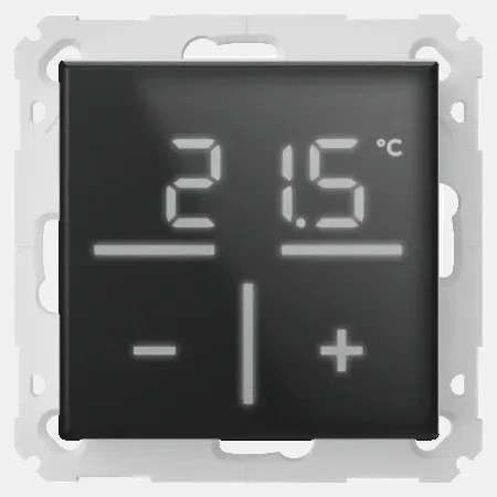 HmIP-WGT-A Sklenený nástenný termostat, čierny