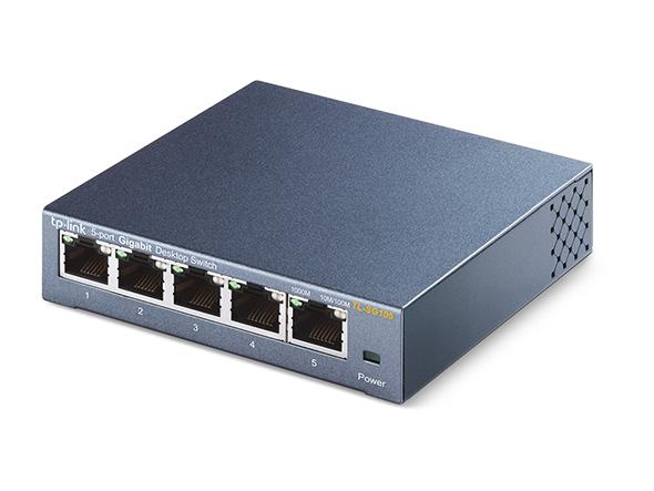 TL-SG105 5× Gigabit RJ45 Ports