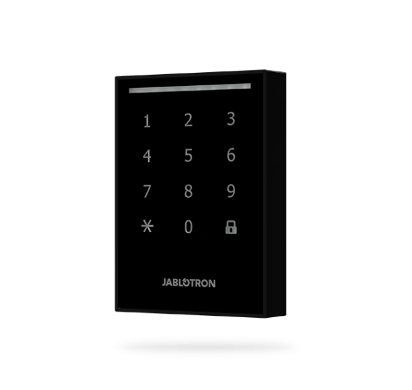 JA-121E-BK Zbernicová vonk. kláves. a čítačka RFID/NFC(čierna)