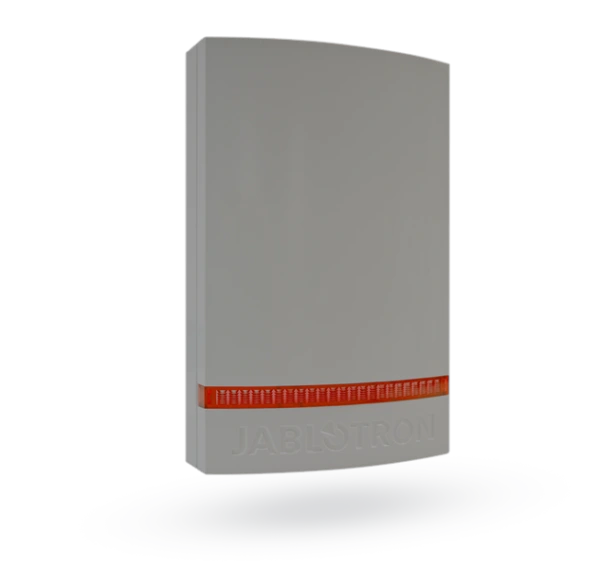 JA-1X1A-C-GR Plastový kryt sirény - sivý, červený blikač