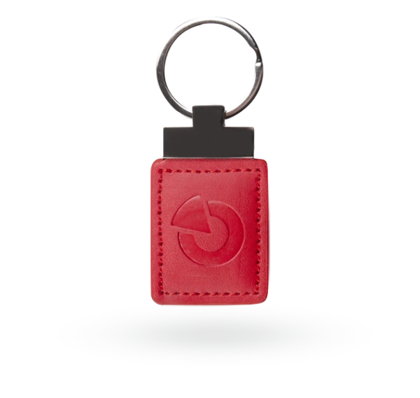 JA-194J-RE RFID prístupový čip k JA-100-koľený prívesok, červený