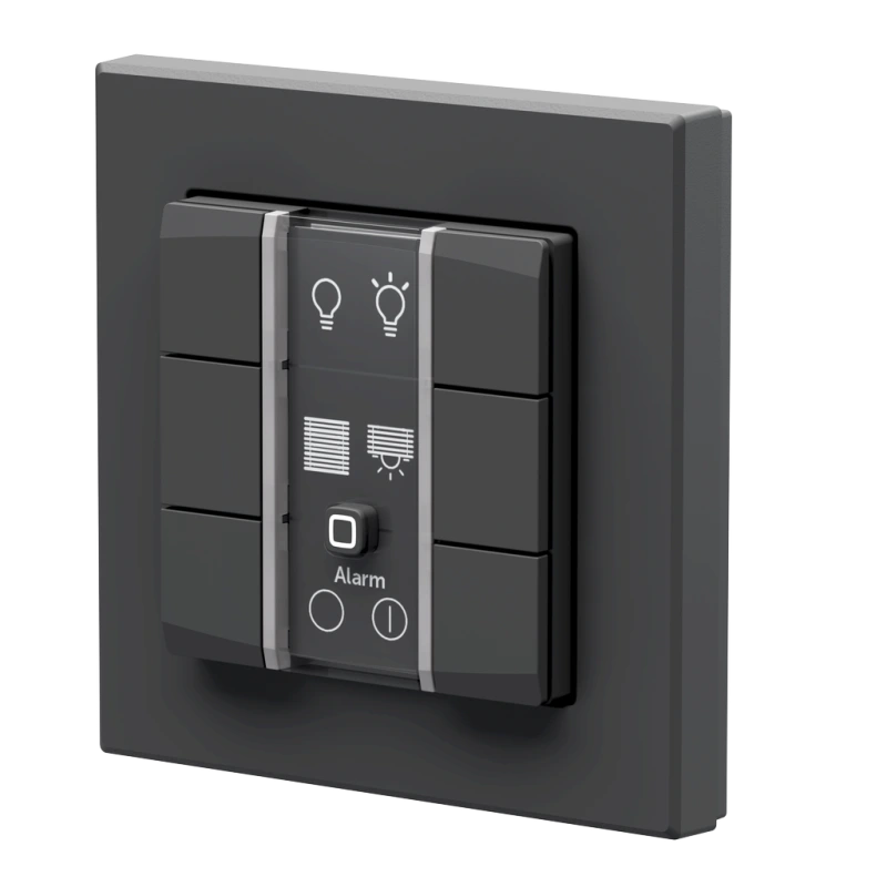 Homematic IP Nástenný dialkový ovládač - 6 tlačidiel, 230 V, antracit - HmIP-WRC6-230-A 3