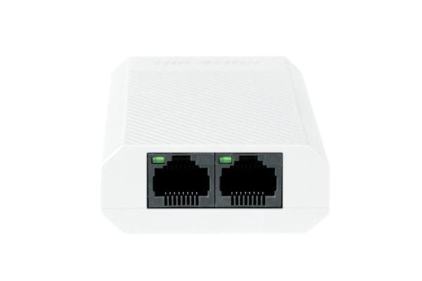 DS-3E0103DP-E/R PoE repeater, 10/100 Mbps PoE IN/OUT 1/2