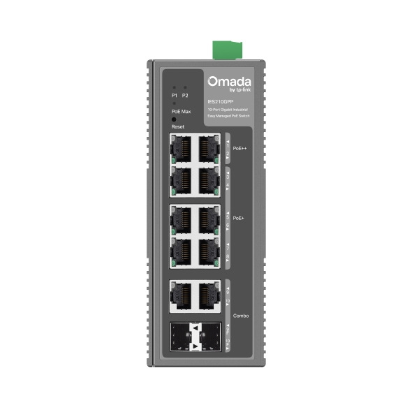 TL-IES210GPP Omada 10-port 1GB priemyselný Easy Managed Switch 4