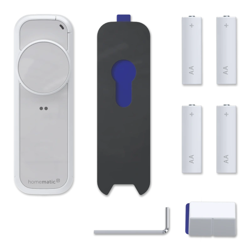 HmIP-DLP-WS Pohon dverného zámku PRO, bielo-strieborný 13