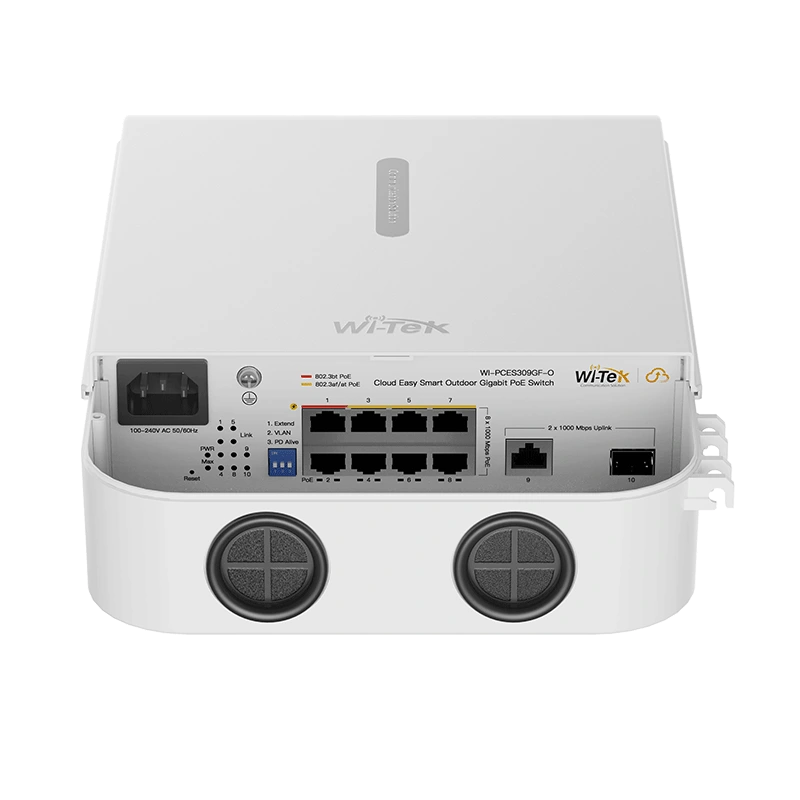 EXWI-PCES309GF-O Vonkajší switch 8xGE PoE + 1xRJ45 + 1xSFP, 110W 3