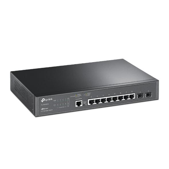 TL-SG3210 8× Gigabit RJ45 Ports, 2× Gigabit SFP Slots