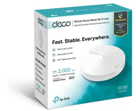 TL Deco M5(1-pack) AC1300 Domáci Mesh Wi-Fi System 5