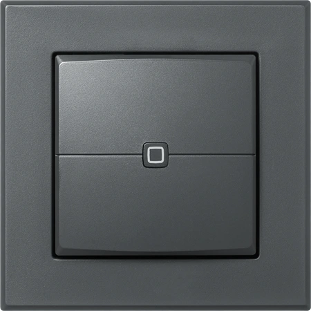 Homematic IP Nástěnný dálkový ovladač - 2 tlačítka, antracit - HmIP-WRC2-A-2