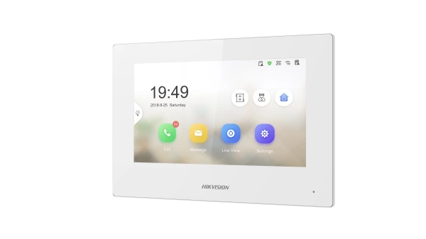 DS-KH6320-TE1(B) vnút. IP jednotka, 7" bez WiFi, biela 1