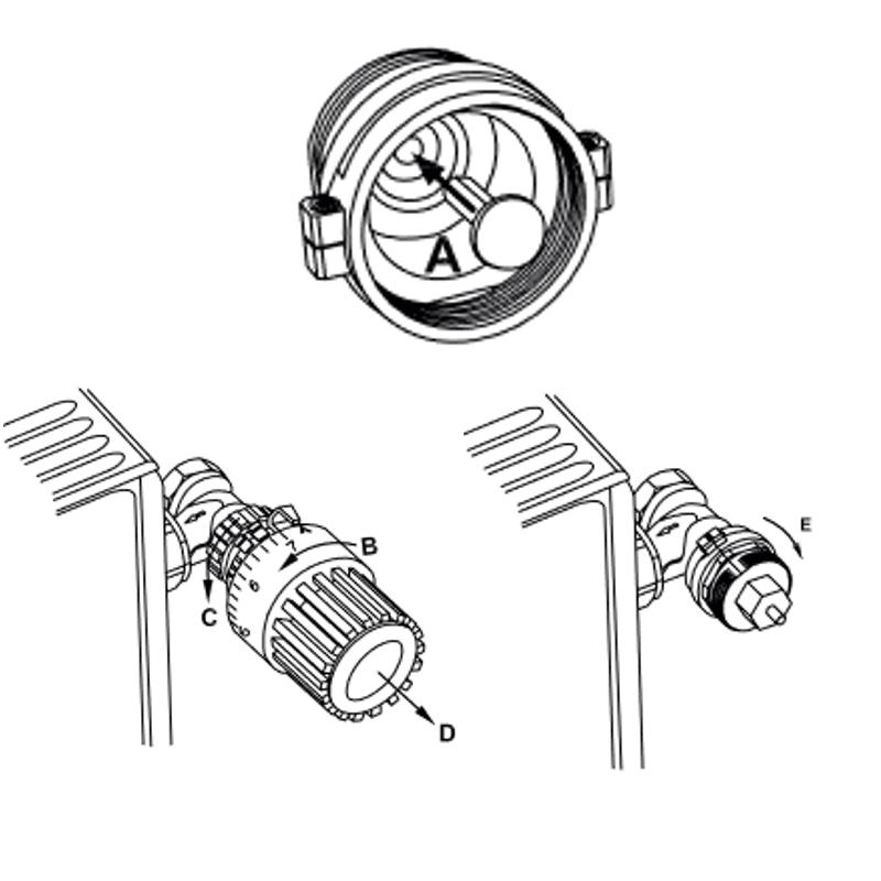 Adaptér ventilu Oventrop