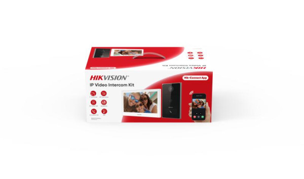 DS-KIS608-P IP kit DS-KV6133-WME1, DS-KH6350-WTE1, 2x zdroj, SD 1