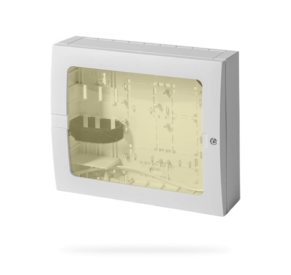 PP-CENTRBOX-M Upr. kryt na ústrednu s plexisklom a podsviet. M