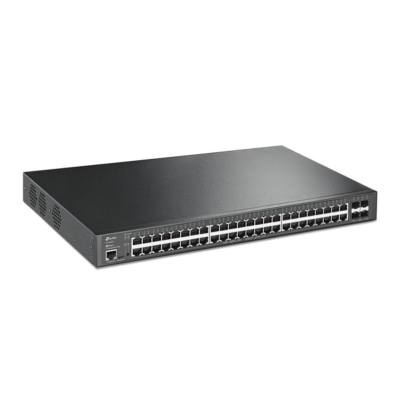 TL-SG3452XP 48× Gigabit PoE+ Ports, 4× 10Gigabit SFP Slots