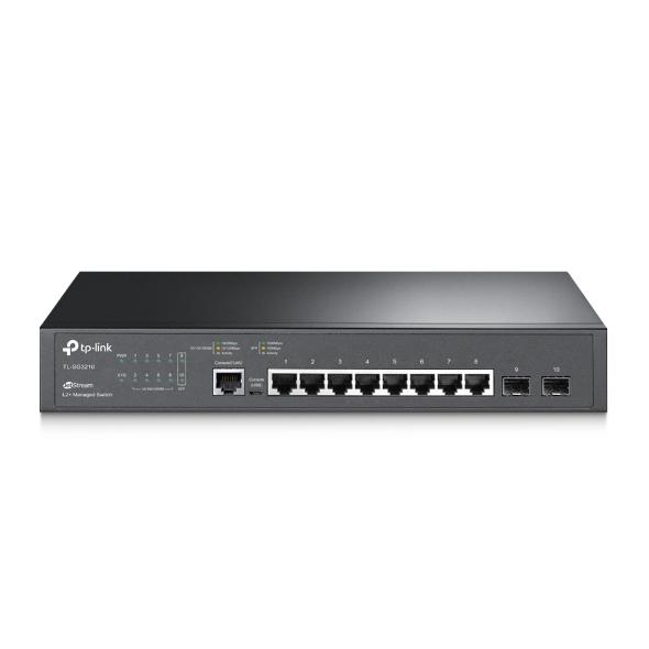 TL-SG3210 8× Gigabit RJ45 Ports, 2× Gigabit SFP Slots