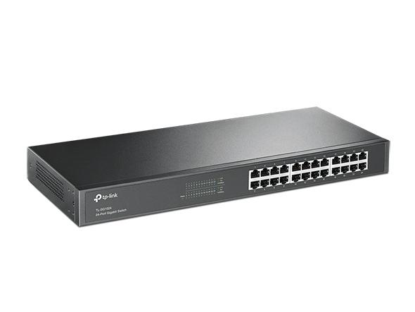 TL-SG1024 24× Gigabit RJ45 Ports, 1U 19" Rack