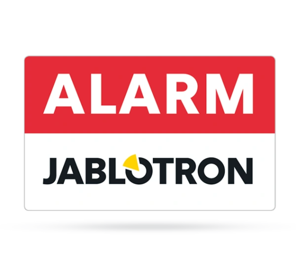 SAM-252.10 Výstražná samolepka ALARM 80 x 50 mm