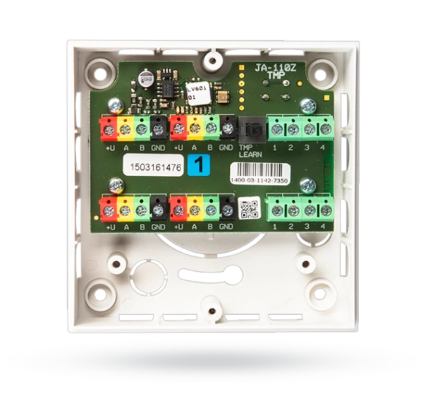 JA-110Z Rozbočovač zbernice so sabotážnym kontakt. a svorkami