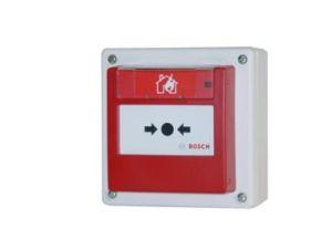 FMC-420RW-HSGRD LSNi tlačítko, venkovní,povrchová montáž,červen