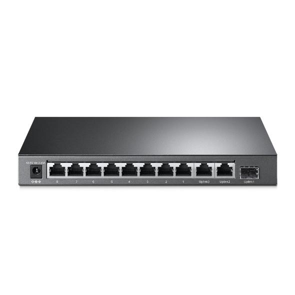 TL-SL1311MP 8×10/100 Mbps PoE+, 2×Gigabit Non-PoE, 1×Gigabit SFP