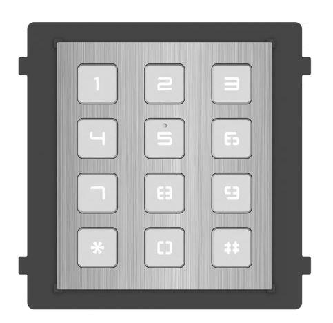 DS-KD-KP/S rozšírujúci modul klávesnice, modulárny systém, nerez