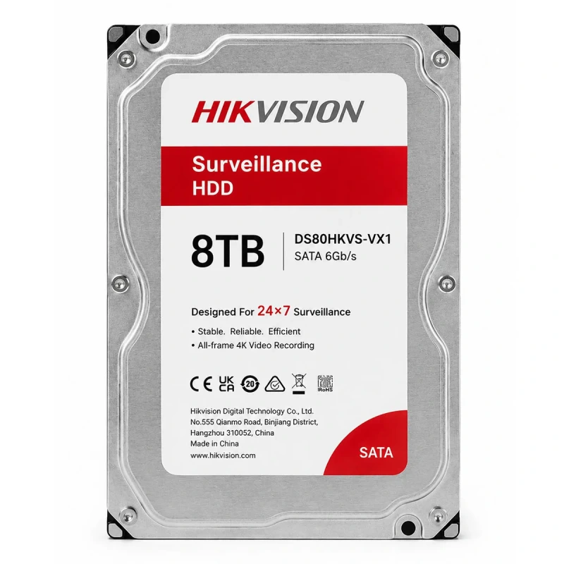 DS80HKVS-VX1 HIKVISION Surveillance 8TB HDD