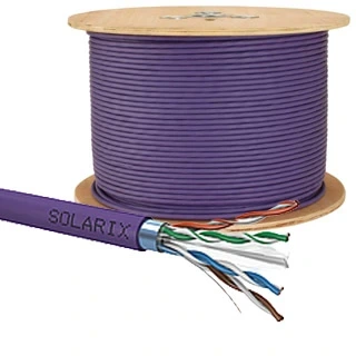 SOLARIX kábel CAT6 FTP LSOH Eca 500m/cievka 1