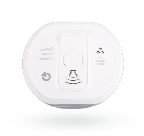 EI208W Autonómny detektor plynu CO (oxidu uhoľnatého)