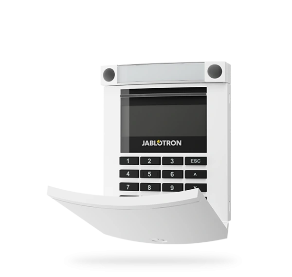 JA-114E Zbern.príst. modul s displ. kláv. a RFID čítačka(biela)