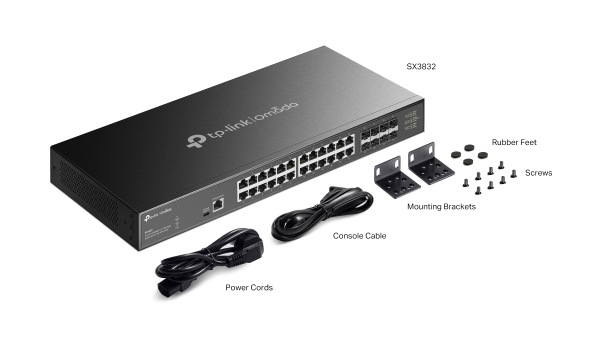 TL-SX3832 24× Gigabit PoE+ Ports, 8× Gigabit SFP+ Slots 5