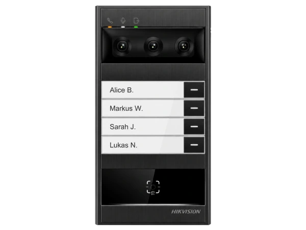 DS-KV8114T-NWQE1 4tlac. vstup. 4MPx IP kam. s citackou, WiFi, QR