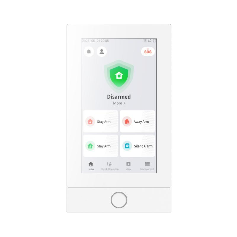 DS-PK670W dotyková 7" zbernicová kláv. AXPRO, biela