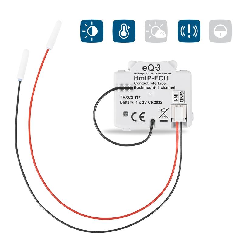 HmIP-FCI1 Univerzálny kontaktný senzor - skrytá montáž