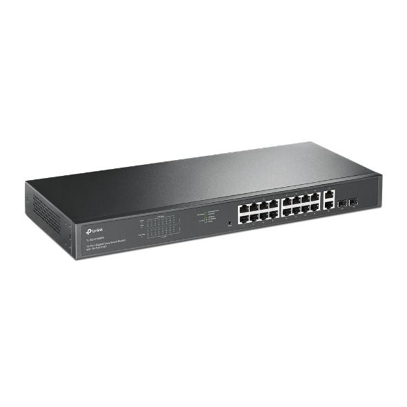 TL-SG1218MPE 16× Gigabit PoE+ Ports, 2× Combo Gigabit SFP