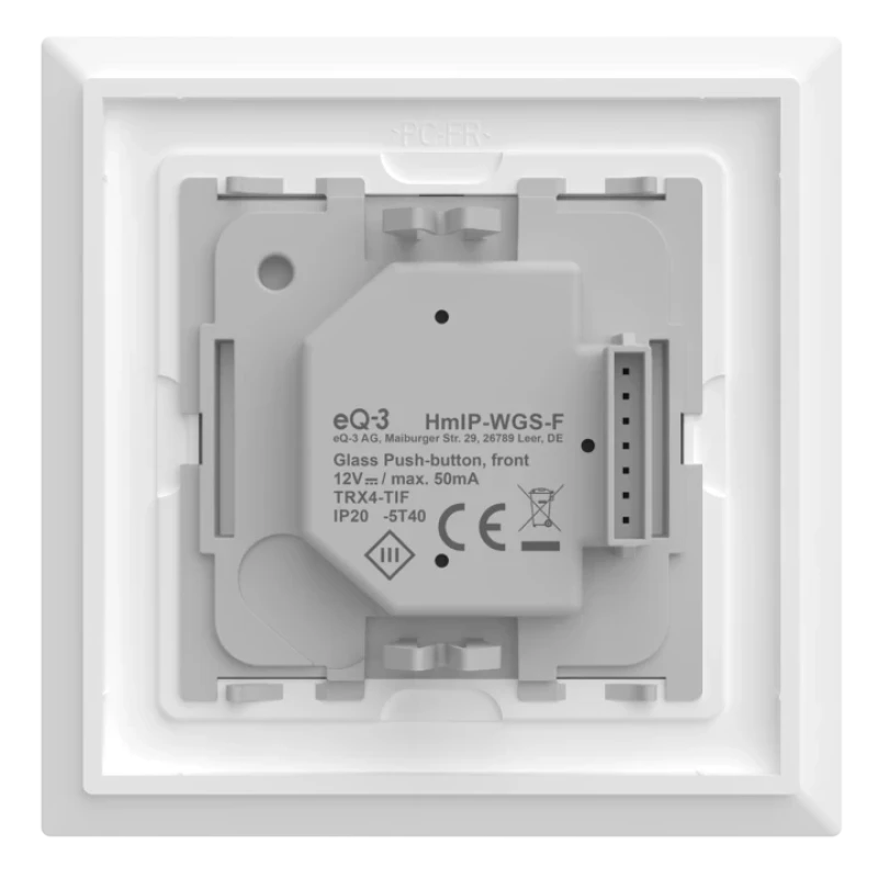 HmIP-WGS Sklenený dotykový ovládač 7