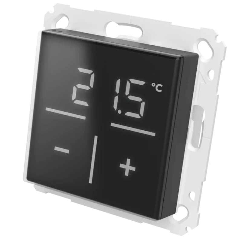 Homematic IP Sklenený nástenný termostat so senzorom CO2, čierny - HmIP-WGTC-A 1