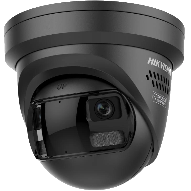 DS-2CD2387G3P-LIS2UY/SL(2.8mm) 8MPx IP turret ColorVu,180°, čier