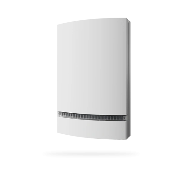 JA-1X2A-C-WH Plastový kryt sirény - biely, priehľadný blikač