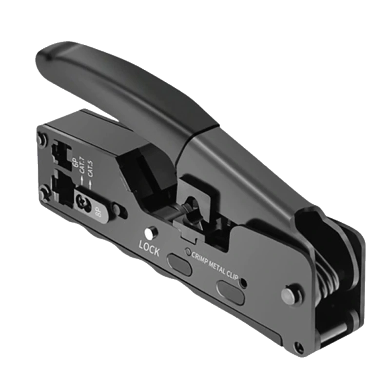 EXWS7018 krimplovacie klieste Cat7, Cat6, Cat5, RJ45, RJ12, STP