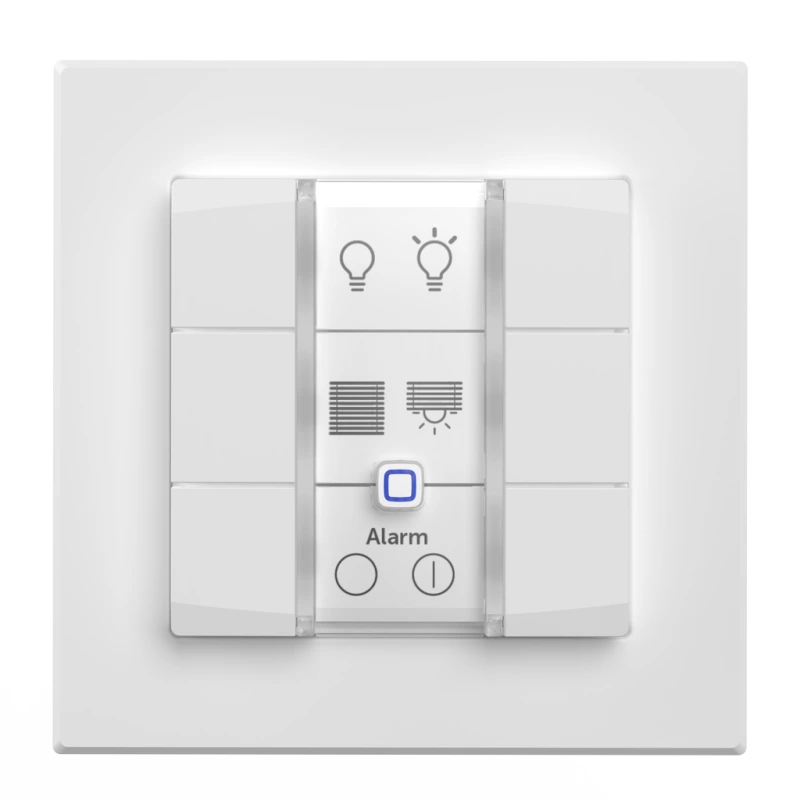 Homematic IP Nástenný dialkový ovládač - 6 tlačidiel, 230 V - HmIP-WRC6-230 1