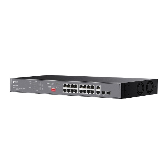 TL-SG1218MP 16×Gbit PoE+ Ports, 2×Gbit Non-PoE Ports, 2xComboSFP 1