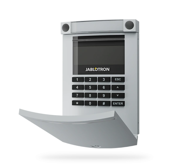 JA-154E-GR Bezdr.príst.modul s LCD, kláv. a RFID čítačka(sivý)